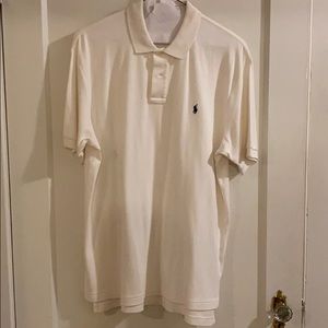 Men’s off-white Polo shirt
